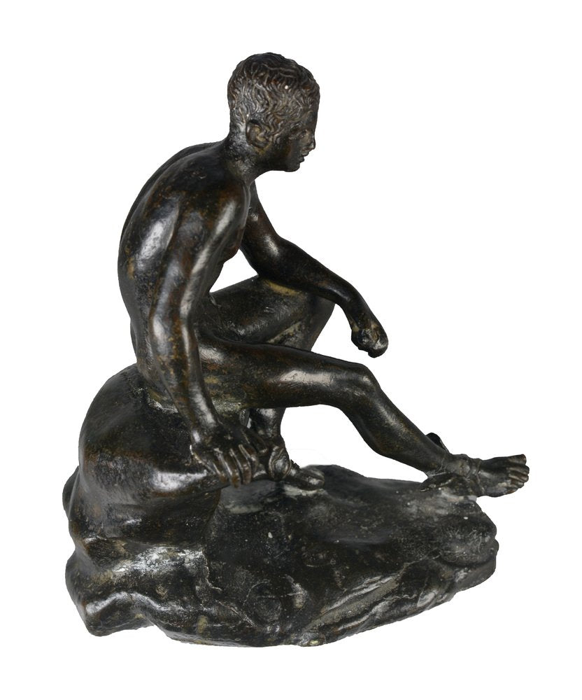 Bronze Hermes a Riposo Sculpture from Chiurazzi, Early 1900s