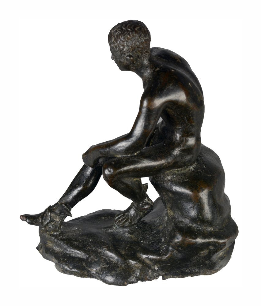 Bronze Hermes a Riposo Sculpture from Chiurazzi, Early 1900s