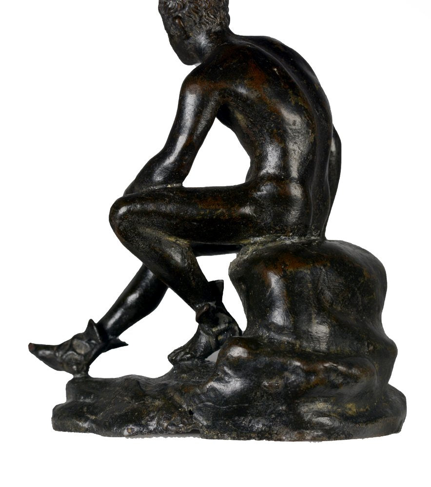 Bronze Hermes a Riposo Sculpture from Chiurazzi, Early 1900s