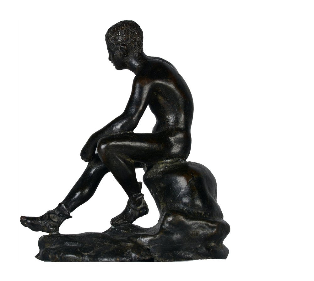 Bronze Hermes a Riposo Sculpture from Chiurazzi, Early 1900s