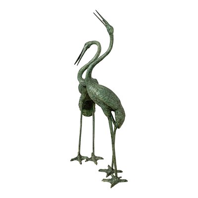 Bronze Heron Sculptures, Italy, 20th Century, Set of 2-BEW-1740922