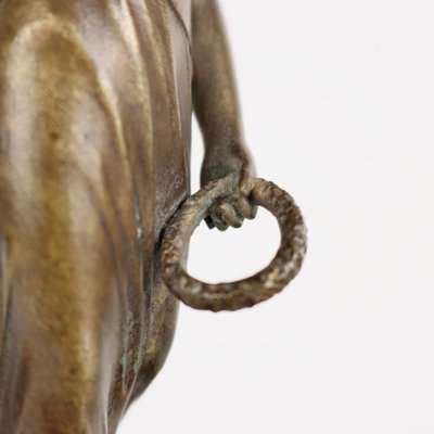 Bronze Holder Depicting Female Figure Statue, Late 19th Century-VMM-1394235