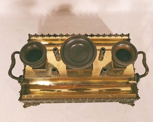 Bronze Inkstand / Inkwell, 1820s-AWH-902359