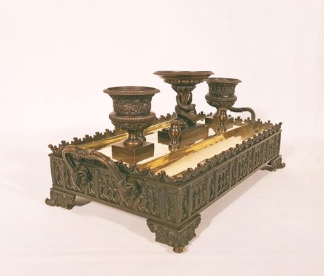 Bronze Inkstand / Inkwell, 1820s-AWH-902359