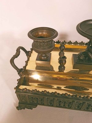 Bronze Inkstand / Inkwell, 1820s-AWH-902359