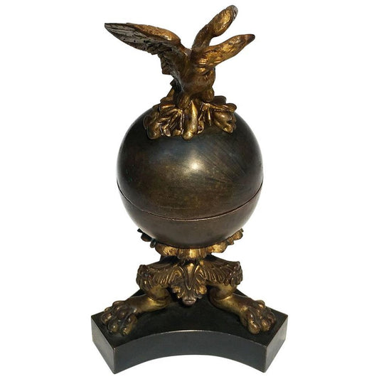 Bronze Inkwell from H. Luppens & Co, Bruxelles, Belgium