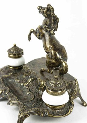 Bronze Inkwell, Mid-20th Century-ZCI-984849