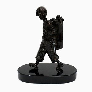 Bronze Jeune Caddie de Golf Sculpture, Late 19th Century-RVK-967159