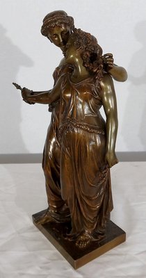 Bronze Jeunes Romaines Sculpture from H. Dumaige, 19th-Century-RVK-1153850