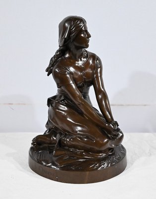 Bronze Joan of Arc in Domrémy from H. Chapu, 1800s-RVK-1777867