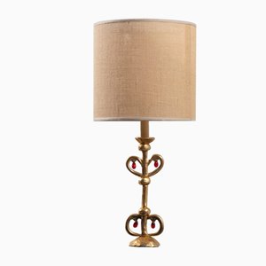 Bronze Lamp by Constance D for Lucien Gau-VJZ-1059086