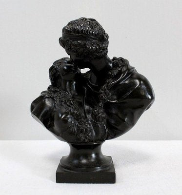 Bronze Le Baiser Donné by J-A. Houdon, Late 19th Century-RVK-895534