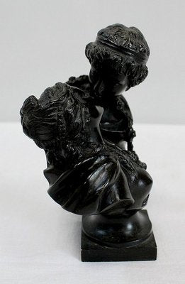 Bronze Le Baiser Donné by J-A. Houdon, Late 19th Century-RVK-895534