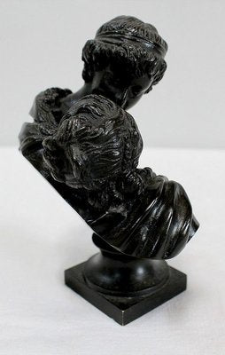 Bronze Le Baiser Donné by J-A. Houdon, Late 19th Century-RVK-895534