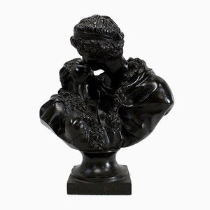 Bronze Le Baiser Donné by J-A. Houdon, Late 19th Century-RVK-895534