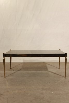 Bronze & Mirrored Coffee Table from Maison Jansen, France, 1950s-WEQ-1150790