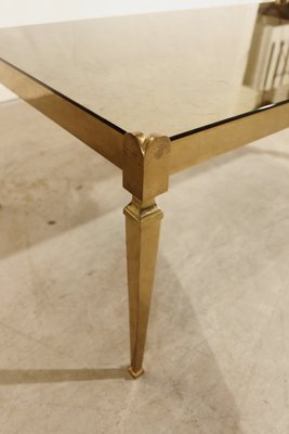 Bronze & Mirrored Coffee Table from Maison Jansen, France, 1950s-WEQ-1150790