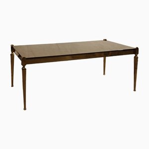 Bronze & Mirrored Coffee Table from Maison Jansen, France, 1950s-WEQ-1150790