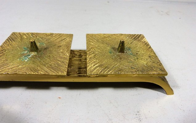 Bronze Orange Candleholder, 1960s-TU-540839