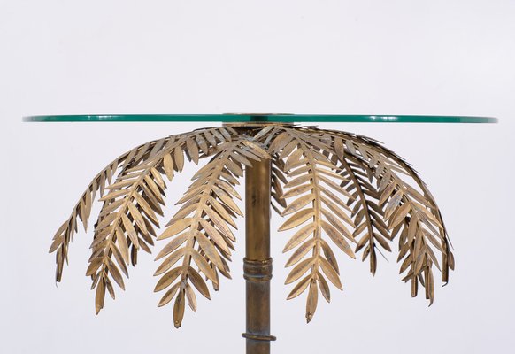 Bronze Palm Tree Table from Maison Jansen, 1970s-GCG-1719489