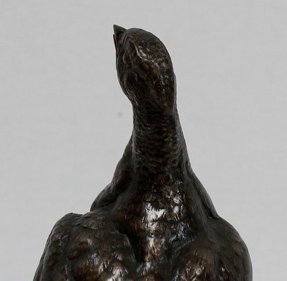 Bronze Partridge by J. Moignez, 19th Century-RVK-953921