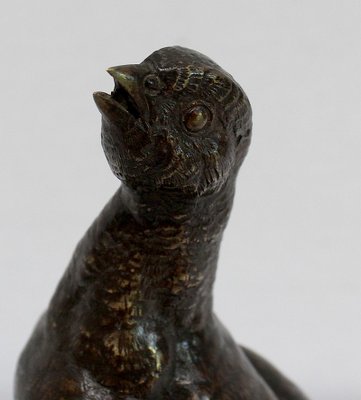 Bronze Partridge by J. Moignez, 19th Century-RVK-953921