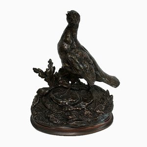 Bronze Partridge by J. Moignez, 19th Century-RVK-953921