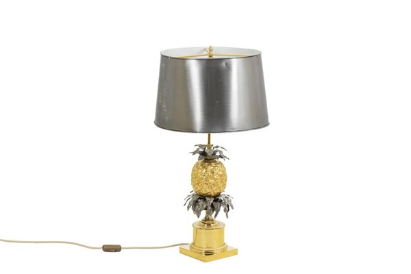 Bronze Pineapple Lamp from Maison Charles, 1960s-CEJ-1375073