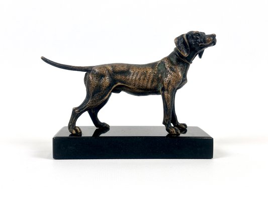 Bronze Pointer Dog Figurine, 20th Century-ZCY-2020328