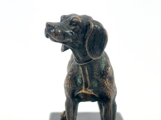 Bronze Pointer Dog Figurine, 20th Century-ZCY-2020328