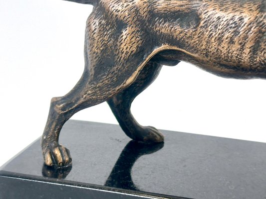 Bronze Pointer Dog Figurine, 20th Century-ZCY-2020328