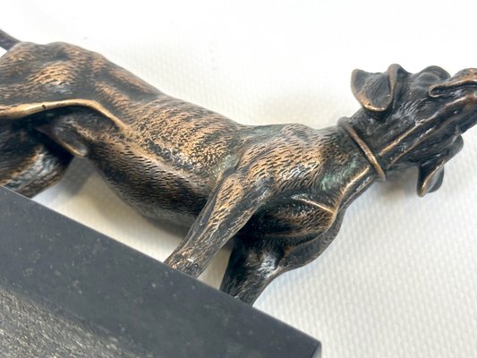 Bronze Pointer Dog Figurine, 20th Century-ZCY-2020328