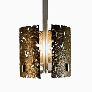 Bronze Sculptural Ceiling Lamp, France, 1970s-NLF-887360