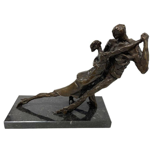 Bronze Sculpture Dancing Couple by Janine Van Dijk, 2002