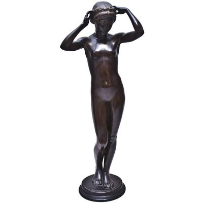 Bronze Sculpture “Nude of Young Woman” by K. Gabriel, 1913-ZCI-751791