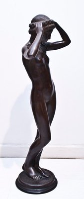 Bronze Sculpture “Nude of Young Woman” by K. Gabriel, 1913-ZCI-751791