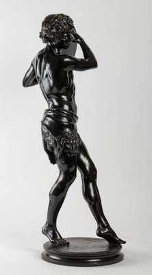 Bronze Sculpture of a Cymbal Player-WFS-942545