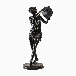 Bronze Sculpture of a Cymbal Player-WFS-942545