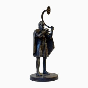 Bronze Sculpture of Lur Playing Viking by Edward Aagaard, 1950s-LCR-1189886