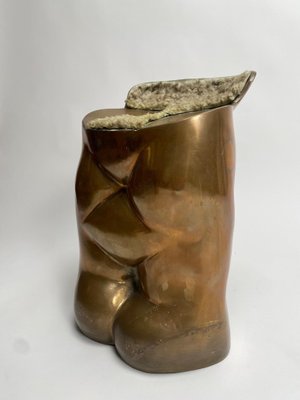 Bronze Sculpture Stool by Novello Finetti for Gavina, 1972-KKZ-1814215