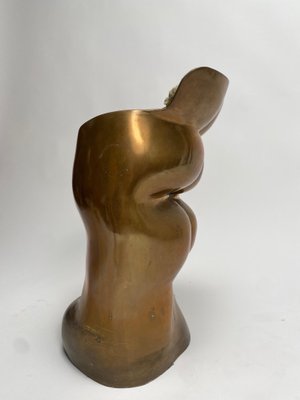 Bronze Sculpture Stool by Novello Finetti for Gavina, 1972-KKZ-1814215