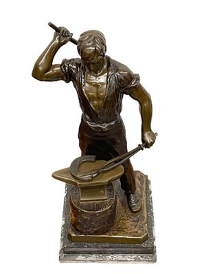 Bronze Statue of a Farrier-UCH-1224369