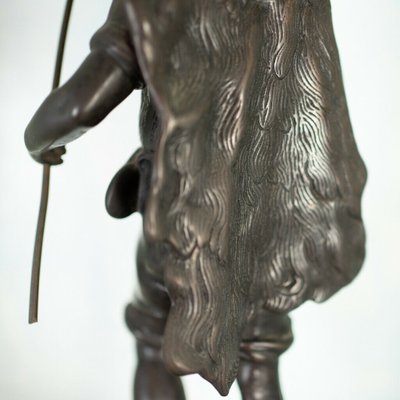 Bronze Statue of Fisherman, 1900s-ZLY-846183