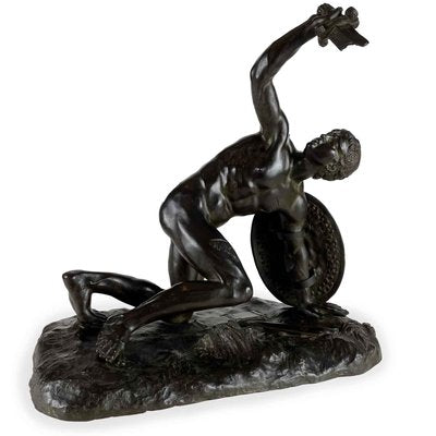 Bronze Statue of Gladiator, 1800s-TBU-2016665