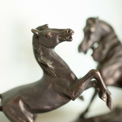 Bronze Statue of Horses, Late 1800s-ZLY-846214