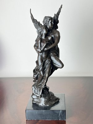 Bronze Statue of Love and Psyche, France, 1930s-YST-1773534