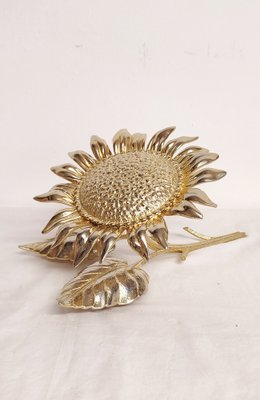 Bronze Sunflower Ashtray, Spain, 1950s-1960s-RGF-1757015