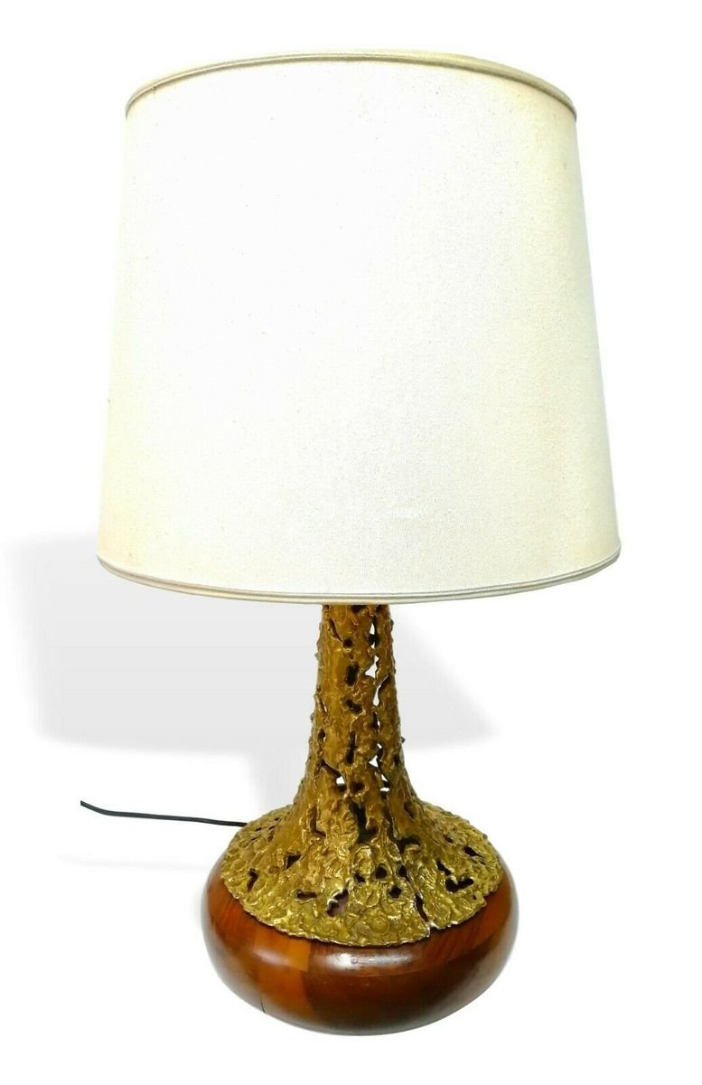 Bronze Table Lamp by Angelo Brotto for Esperia, 1970s