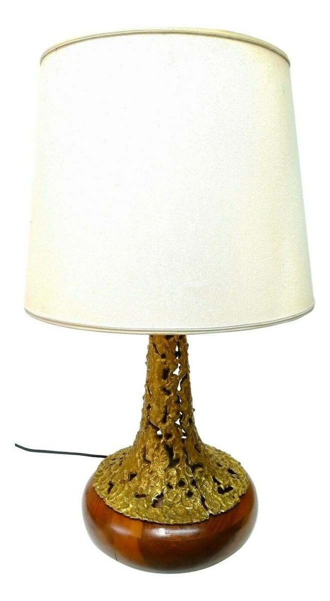 Bronze Table Lamp by Angelo Brotto for Esperia, 1970s