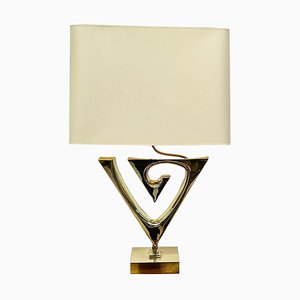 Bronze Table Lamp by Willy Daro, Belgium, 1970s-UCH-1224240